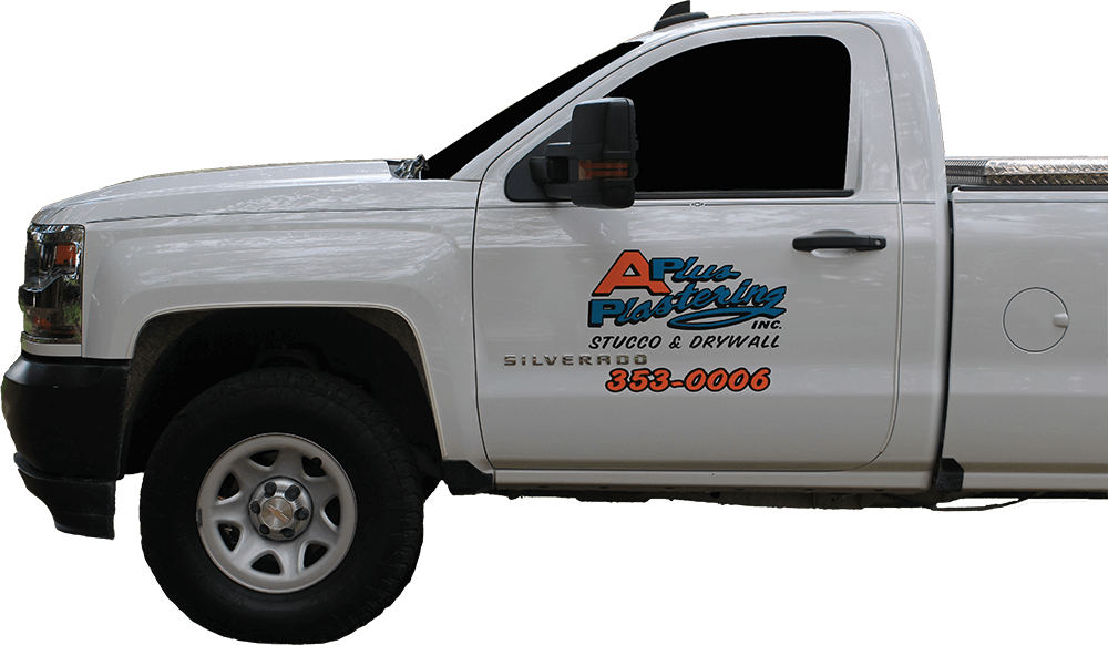 A Plus Plastering Truck